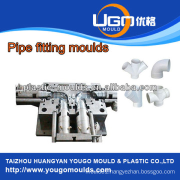 Zhejiang Plastic mold supplier for standard size PVC pipe fitting mould in taizhou